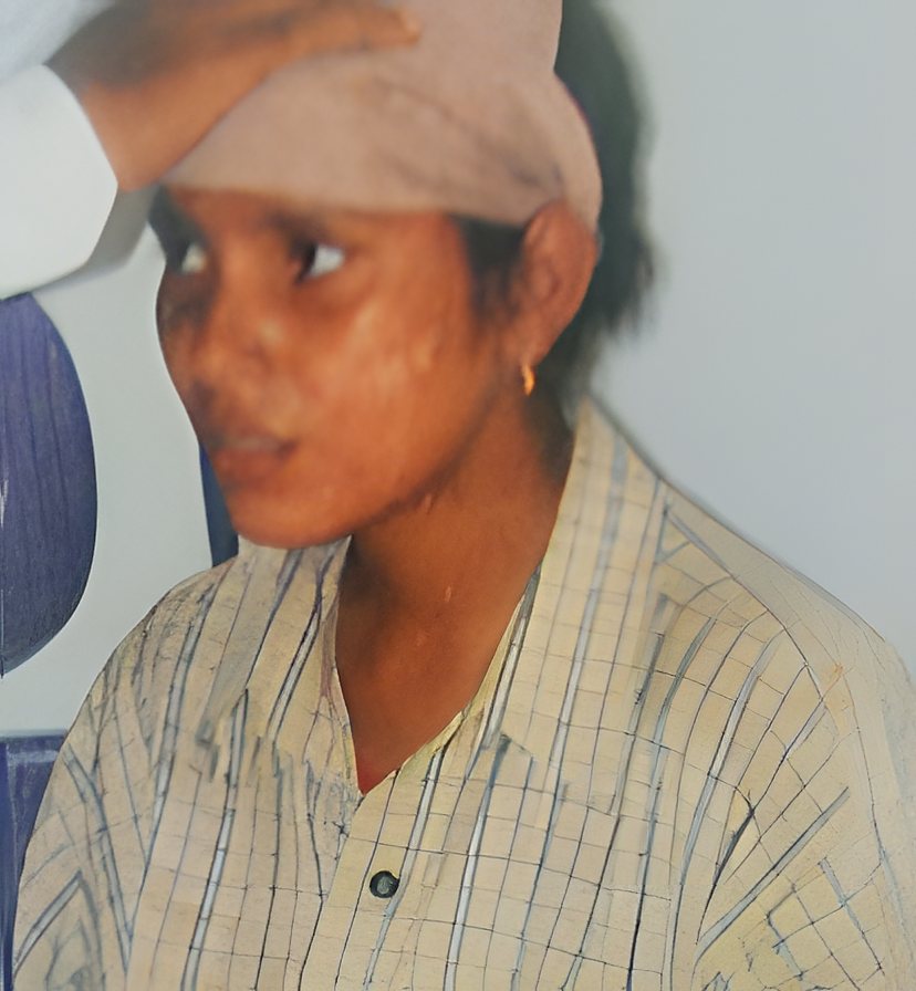 Sameeksha when she was found